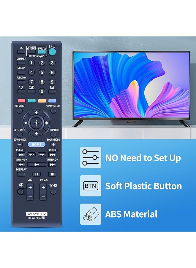 New Rm Adp058 Replacement Remote Control For Sony Blu Ray Home Theater System Bdv E280 Sub Rm Adp057 Bdv L600 Bdv E880 Rm Adp059 Rm Adp060