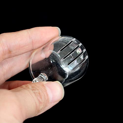 Caylingdee Glass Aquarium Red Worm Fish Feeder Cone Feeder Red Worm Fish Tank Plant Shrimp Feeder Cup Fish Feeding Cup with Suction for Aquarium Fish Tank - Image 2