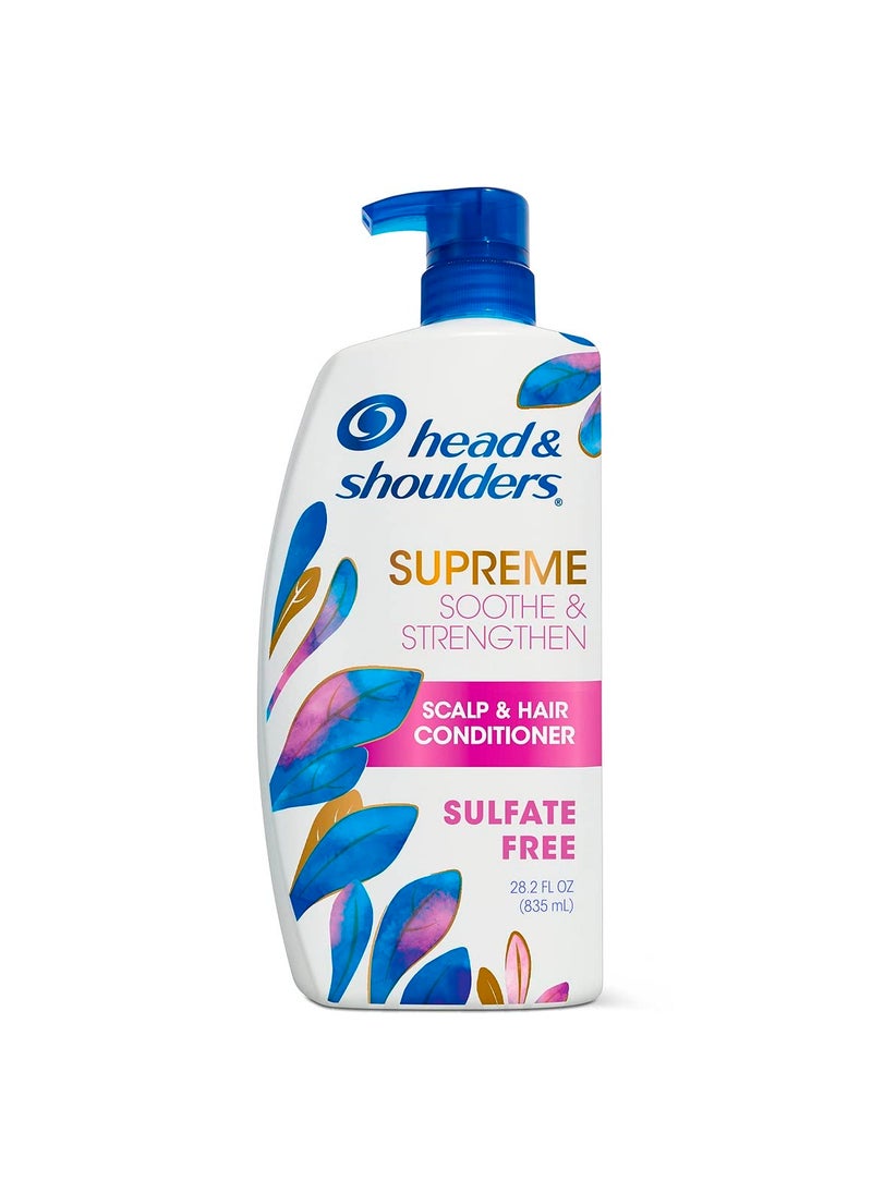 Head & Shoulders Head  Shoulders Supreme Sulfate Free Conditioner with Argan Oil AntiDandruff Treatment Soothe  Strengthen Hair  Scalp 282 Fl Oz 