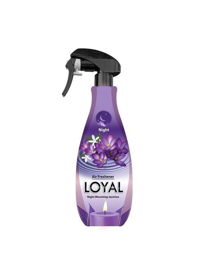 Loyal Night Blooming Jasmine Fragrance Concentrated Air Freshener For Home, Office, Inside Car, 450ml, Night - Image 1