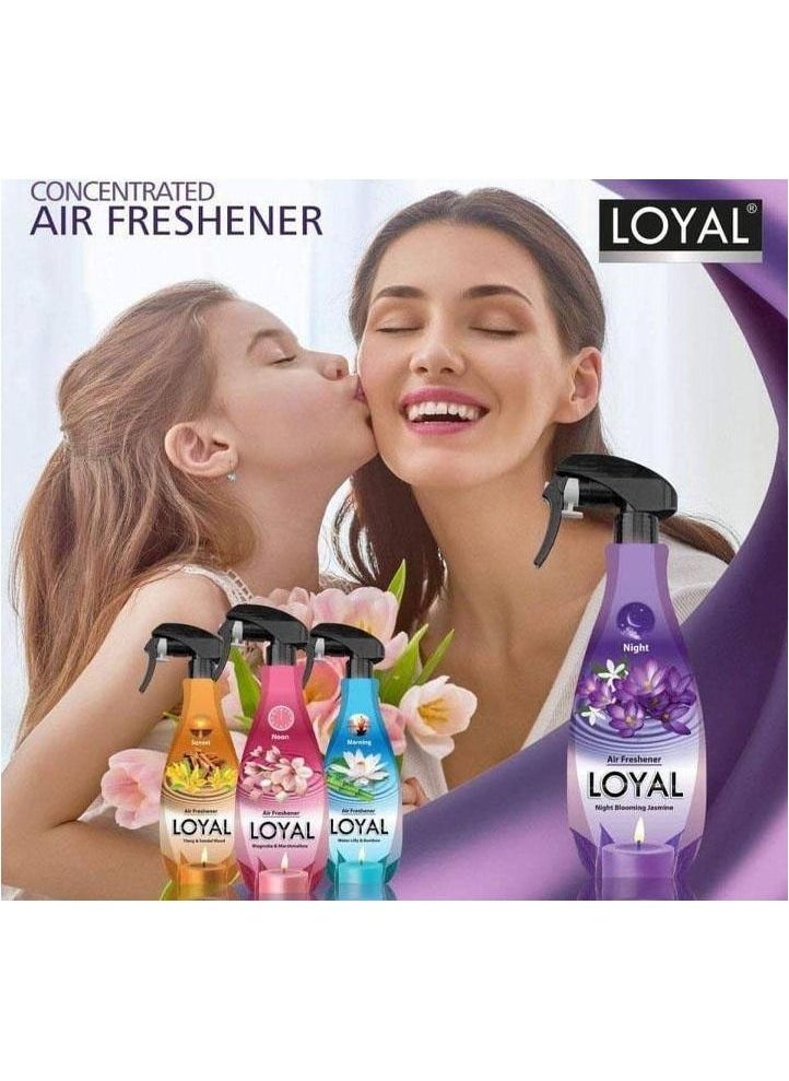loyal - Loyal Night Blooming Jasmine Fragrance Concentrated Air Freshener For Home, Office, Inside Car, 450ml, Night - Image 1