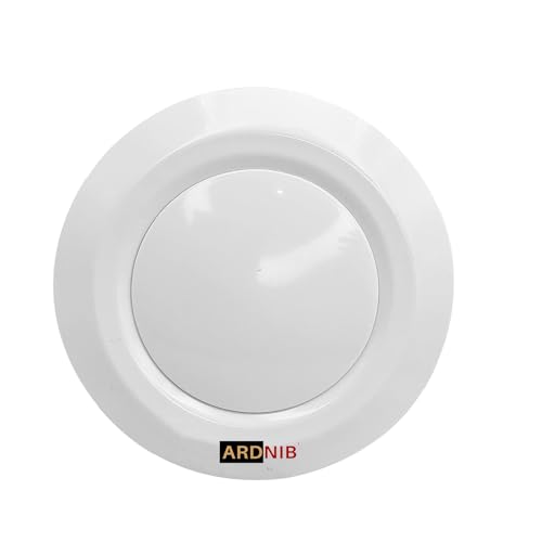 Ardnib 6"/150mm Air Vent Diffuser/Soffit Vent, Ceiling & wall Adjustable Air Vent Cover, ABS Round Vent Covers for Living Room, Attic, Bathroom, Kitchen, Ventilation Use (6Inch/150mm,Pack of 1) - Image 1