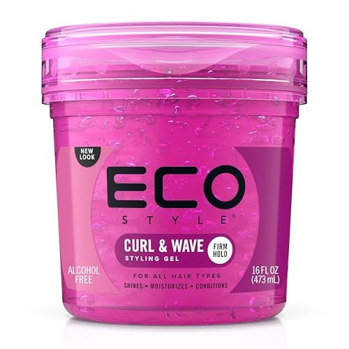 Eco Style جيل شعر إيكو ستايل إيكوكو - تجعيد وموجة - تركيبة خالية من الكحول ومضادة للحكة - تثبيت مثالي للجوانب المائلة أو المدببة - مثالي للشعر المموج - بدون قشور - غير مختبر على الحيوانات - يرطب - 8 أونصات - Image 2