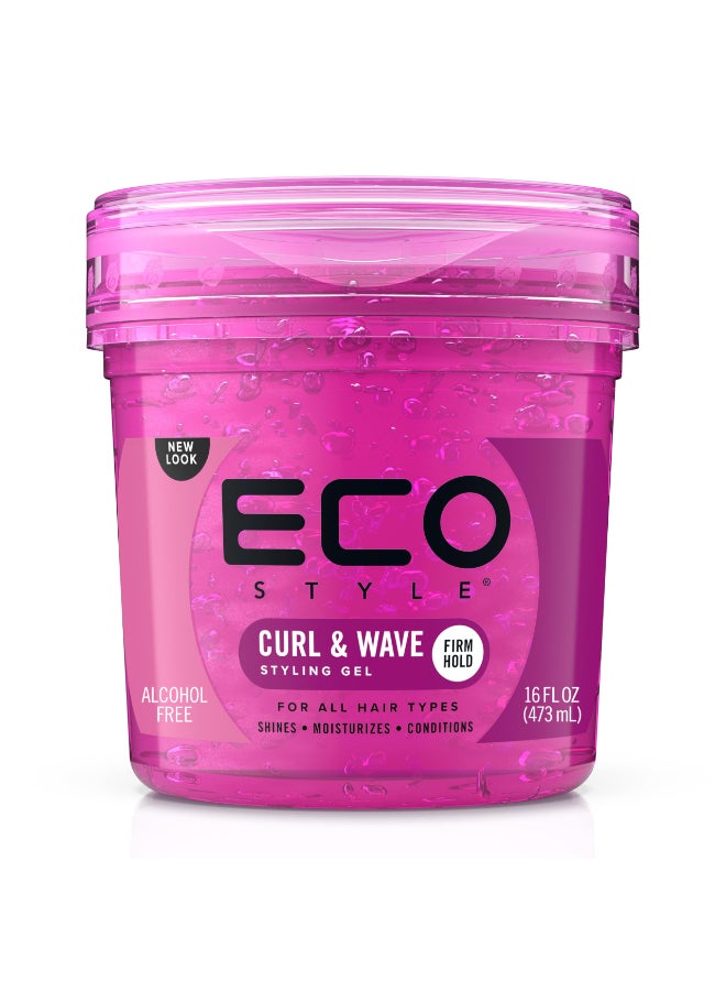 Eco Style جيل شعر إيكو ستايل إيكوكو - تجعيد وموجة - تركيبة خالية من الكحول ومضادة للحكة - تثبيت مثالي للجوانب المائلة أو المدببة - مثالي للشعر المموج - بدون قشور - غير مختبر على الحيوانات - يرطب - 8 أونصات - Image 3
