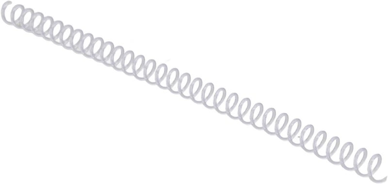 Spiral Binding COILS Plastic Spiral Binding Spires for Stationery Work Office Students (Transparent) - Image 3