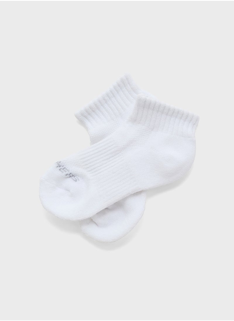 SKECHERS Kids 3 Pack Quarter Crew Socks  - Image 2
