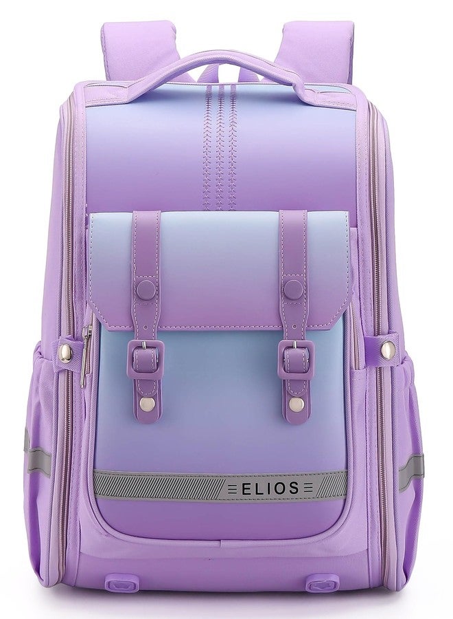 Elios 15" British Design Kids School Backpack for Boys & Girls | Ages 6-10 Years, Class 2-5 | Reflective, Spinal Care, Functional Storage | Birthday & Rakhi Gift - Image 1