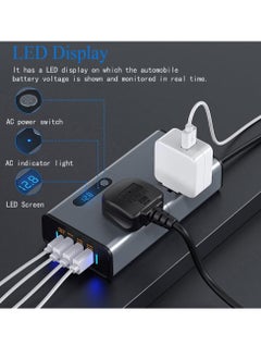 JAJEEK "New 200W DC/AC Inverter with USB & Type-C Ports – Power Up On the Go"  - Image 3