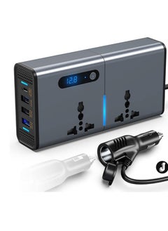 JAJEEK "New 200W DC/AC Inverter with USB & Type-C Ports – Power Up On the Go"  - Image 1