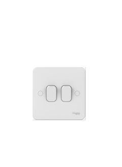 Schneider Schneider Lisse 10AX 2G 2W Plate Switch - GGBL1022NIS 