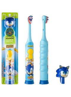 Firefly FIREFLY Clean N' Protect, Sonic The Hedgehog Toothbrush with 3D hygienic Cover, Premium Soft Bristles, Anti-Slip Grip Handle, Battery Included, Ages 3+  - Image 1