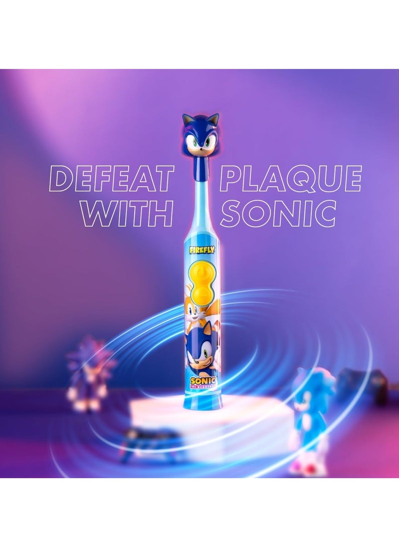 Firefly FIREFLY Clean N' Protect, Sonic The Hedgehog Toothbrush with 3D hygienic Cover, Premium Soft Bristles, Anti-Slip Grip Handle, Battery Included, Ages 3+  - Image 2