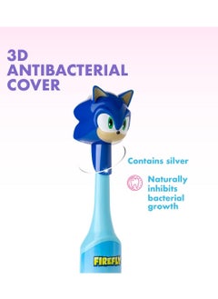 Firefly FIREFLY Clean N' Protect, Sonic The Hedgehog Toothbrush with 3D hygienic Cover, Premium Soft Bristles, Anti-Slip Grip Handle, Battery Included, Ages 3+  - Image 5