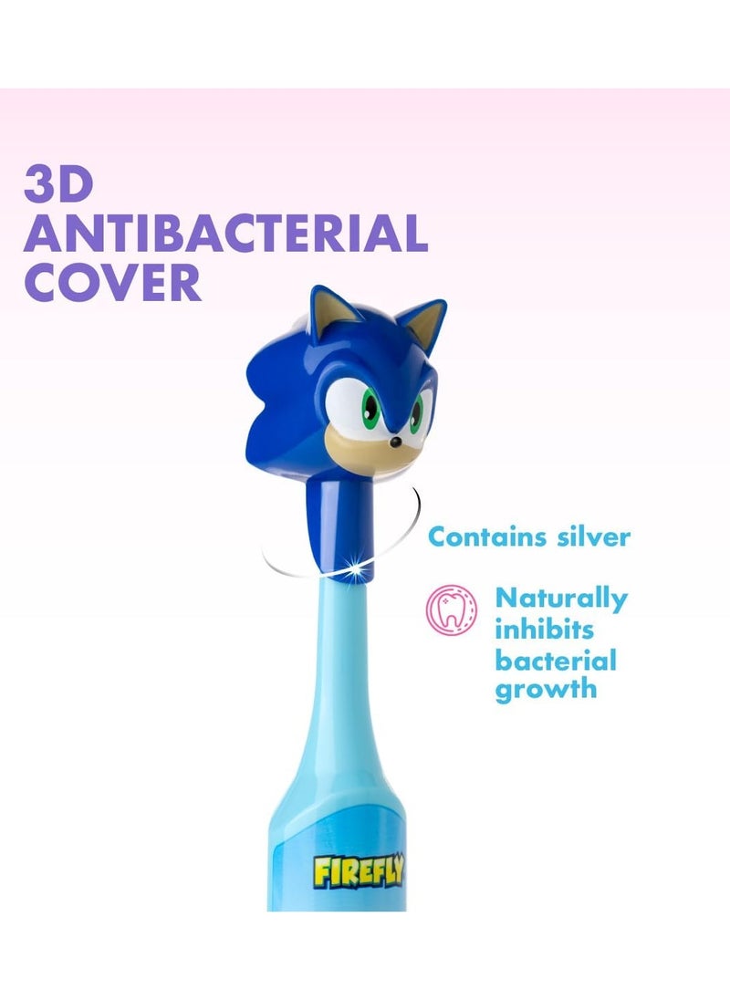 Firefly FIREFLY Clean N' Protect, Sonic The Hedgehog Toothbrush with 3D hygienic Cover, Premium Soft Bristles, Anti-Slip Grip Handle, Battery Included, Ages 3+  - Image 5