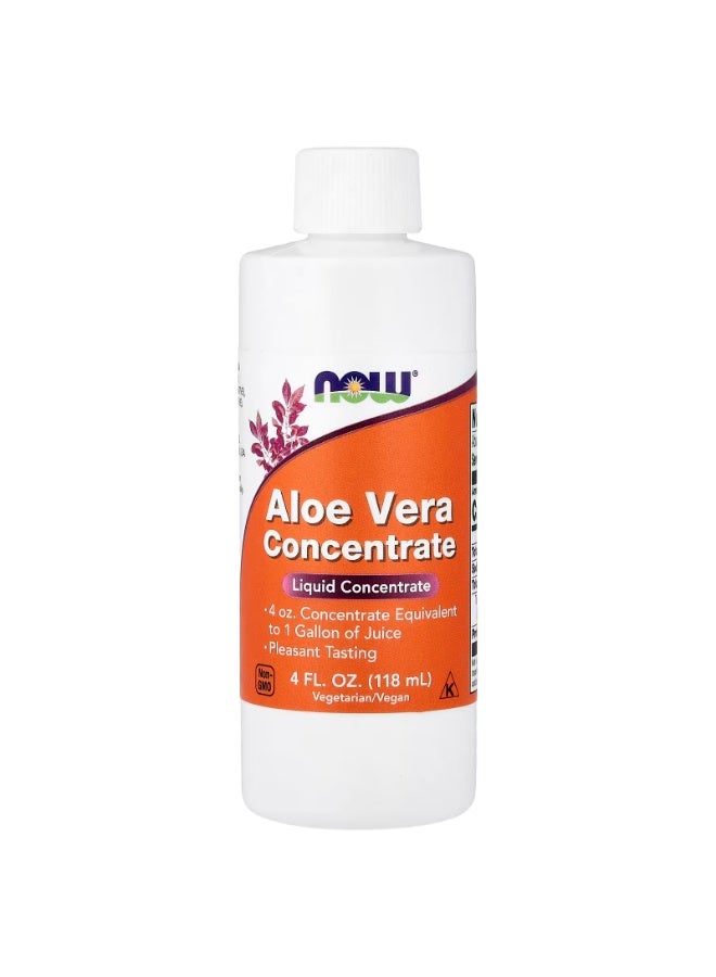 now Aloe Vera Concentrate, 4 fl oz (118 ml) - Image 1