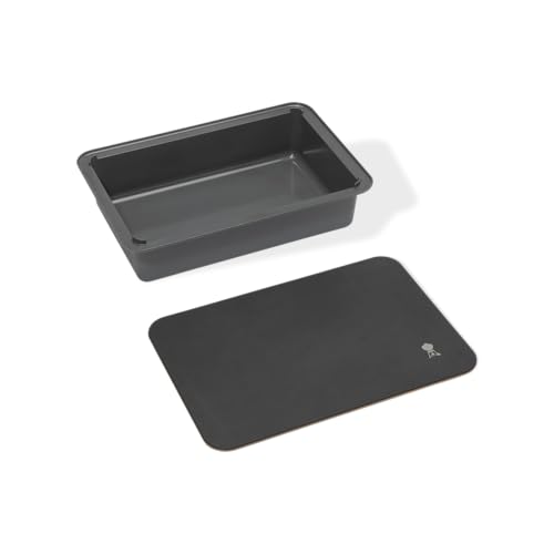 Weber Works Cutting Board Basin FoodSafe Grill Prep Station for Marinating Storing Transporting Food with DualSided Cutting Board Lid Grill Accessory - Image 3
