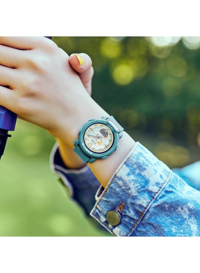Casio Baby-G BGA-310RP-3ADR, Analog-Digital Watch, Teal Resin Band, Shock Resistant, 100M Water Resistance, LED Light, World Time, Stopwatch, Alarm - Image 5