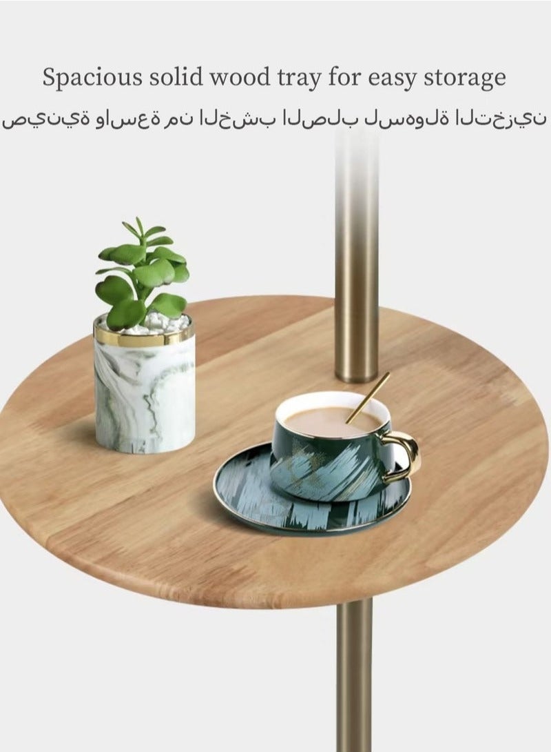 Bukela Floor Lamps, 3 Color Living Bedroom Bedside Floor Lamp, Hotel Living Room Study Retro Vertical Table Lamp with Coffee Table Black 156 cm - Image 4