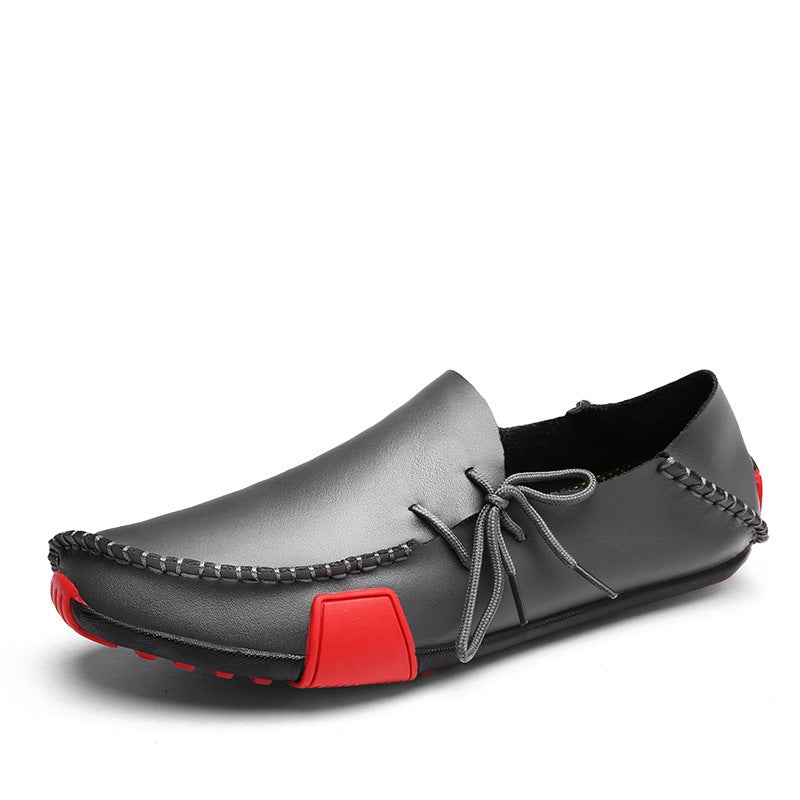 Sale Genuine Leather Men'S Leather Shoes Tods Casual Leather Shoes Plus Size Breathable Trendy Fashion Leather Shoes Men'S Loafers - Image 4