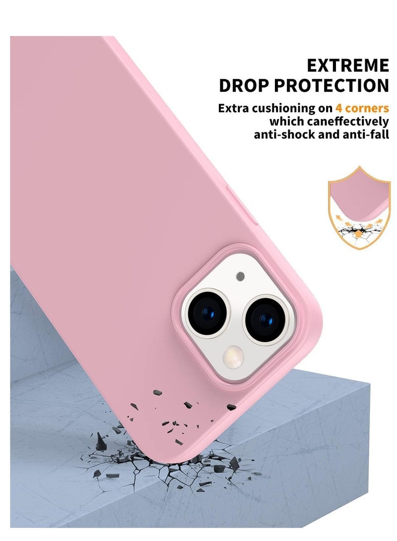 Liquid Silicone Ultra Slim Phone Case Compatible with iPhone 14 – Shockproof Protective Cover with Soft Microfiber Lining | Anti-Scratch, Anti-Slip, Full Body Protection | Slim Fit – Black - Image 4