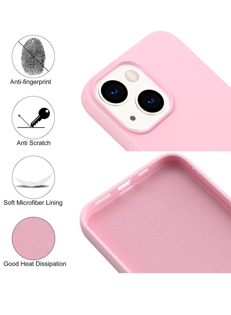 Liquid Silicone Ultra Slim Phone Case Compatible with iPhone 14 – Shockproof Protective Cover with Soft Microfiber Lining | Anti-Scratch, Anti-Slip, Full Body Protection | Slim Fit – Black - Image 2