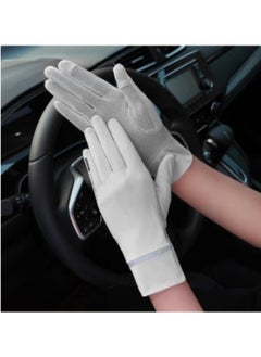 Generic Gloves for women with thin summer ice silk, UV resistant and non slip for outdoor cycling  - Image 4