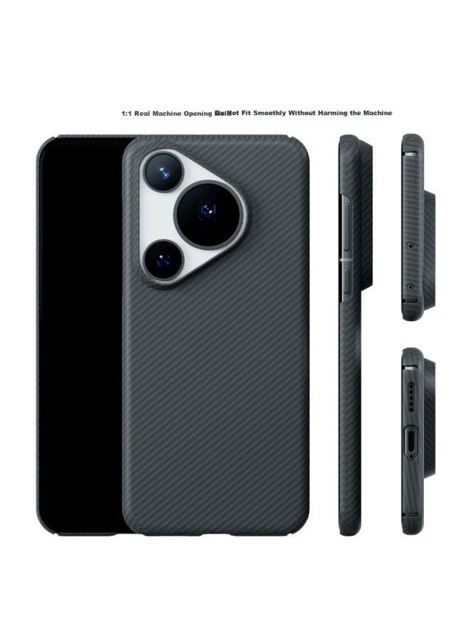 Conga Kevlar Aramid Fiber Protective Case For Huawei Pura70pro/pro+, Full Coverage Ultra-thin Hard Shell, Shockproof, Heat Dissipation, Slim Desig
