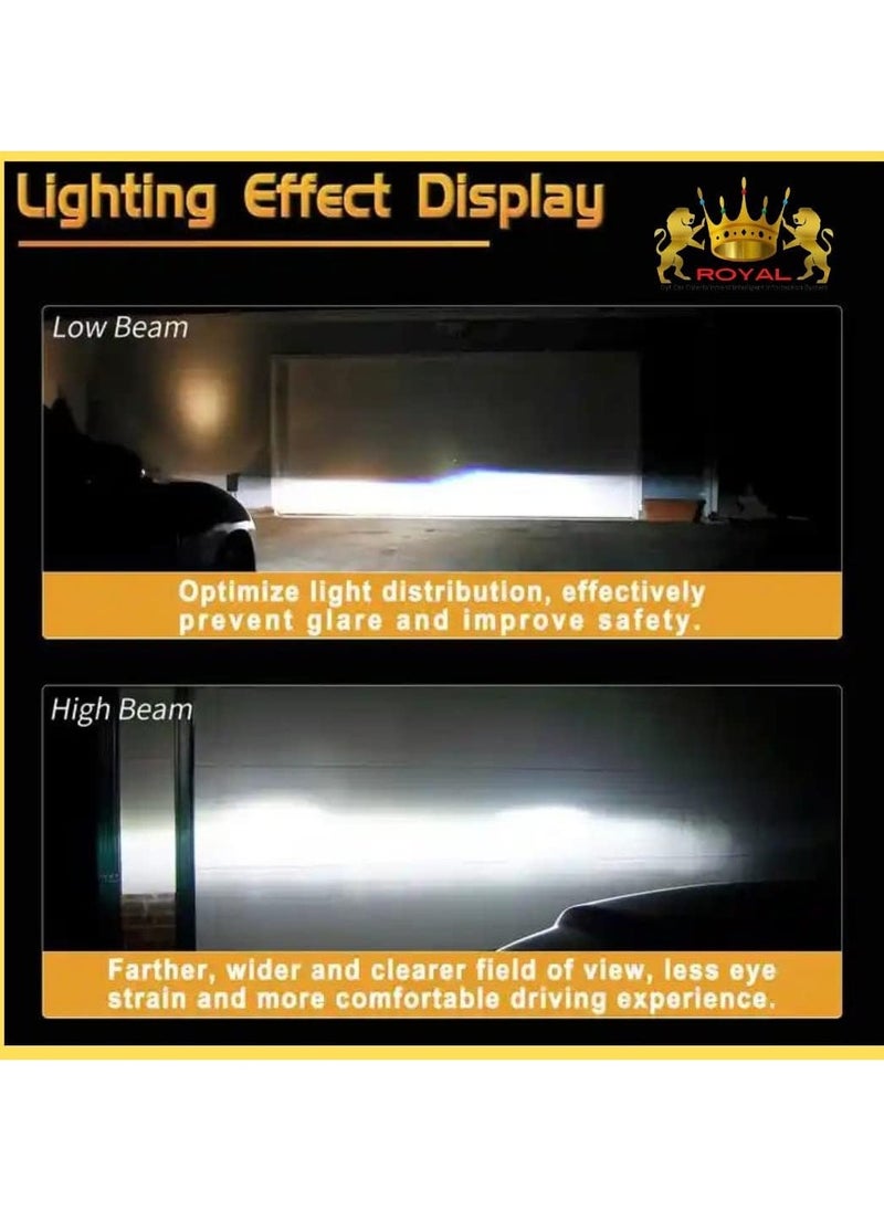 Generic Car LED Headlight Bulbs Automotive Pro Highlight Color temperature: 6000K/white Bright Beam 7000K Cool White 15000LM Lumens High Power 15000W Lamp Balls (H4)  - Image 3