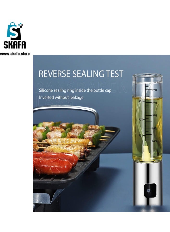 SKAFA Oil Spray Bottle | Olive Oil Sprayer Spray Bottle | Oil Sprayer | Oil Sprayer Dispenser Set for BBQ, Cooking, Salad 100ML - Image 2
