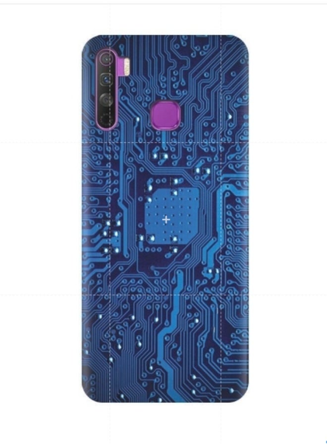 AMC DESIGN Protective Case Cover For Infinix S5 Blue