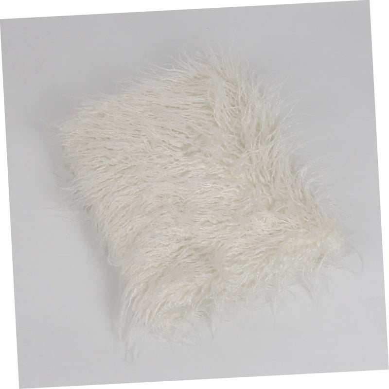 Soft White Photography Blanket 60x70cm Newborn Photo Props Cozy Background Mat - Image 3