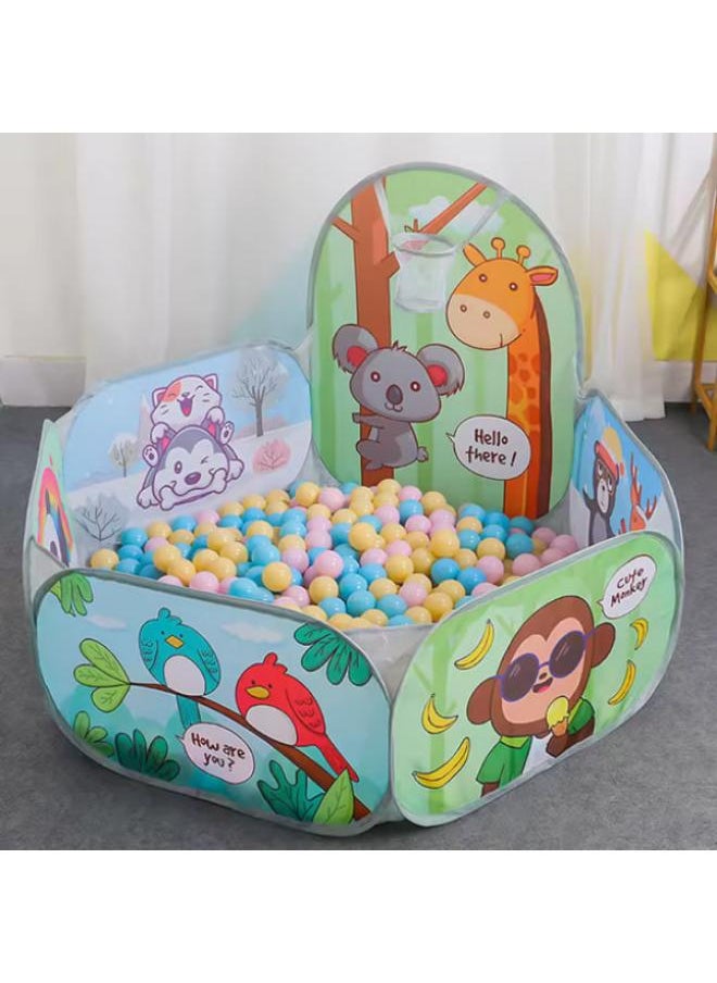 Generic Children's Tent House Portable (120cm * 105 * 35 ) Kids with Basket for Basketball- 1208  - Image 1