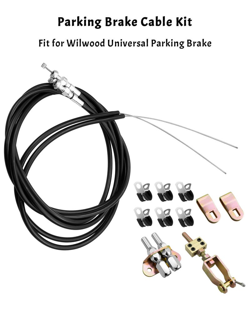 AUGREX 330-9371 Parking Brake Cable Kit Fit for Wilwood 110" Long Cables with a 97" Long Sheath, Universal Emergency Brake Cable Repair Kit - Image 4