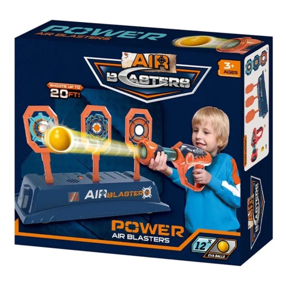 King Sport - Air Blaster Foam Ball with Target 12 Pieces - Q7707
