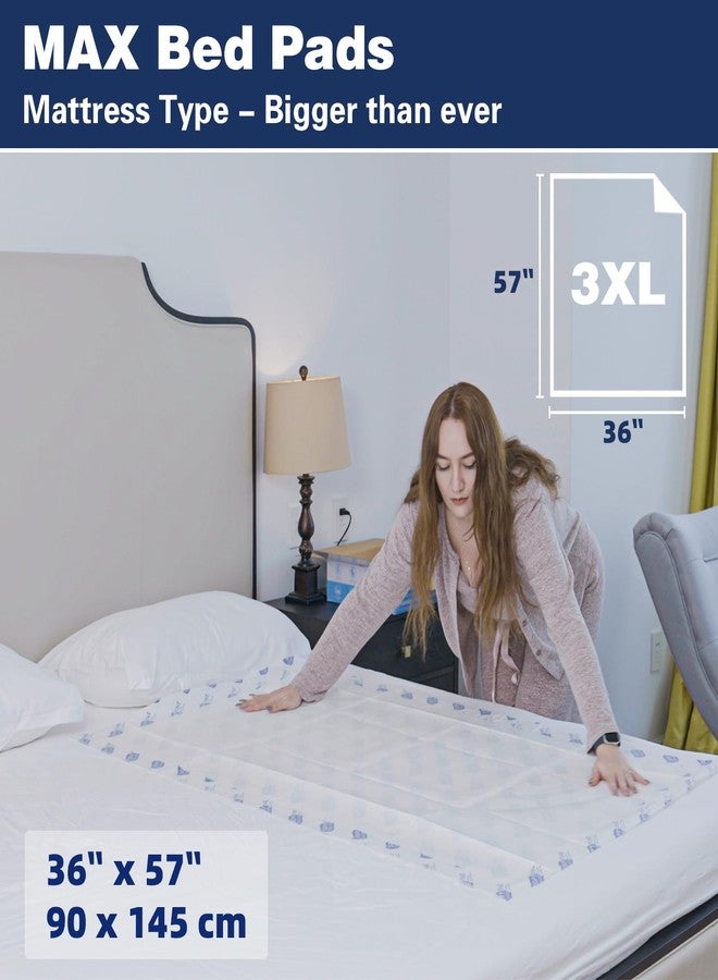 SOFYFINE فوط سرير شديدة التحمل من سوفي فاين 215 جرام، للاستخدام مرة واحدة، 57 بوصة × 36 بوصة، مقاومة للتمزق، مناسبة لسلس البول لدى البالغين، مقاس 5XL كبير جدًا، سميكة، مناسبة لبول الجراء، قدرة امتصاص 10 أضعاف، سعة نقل 360 رطل [10 فوط] - Image 5