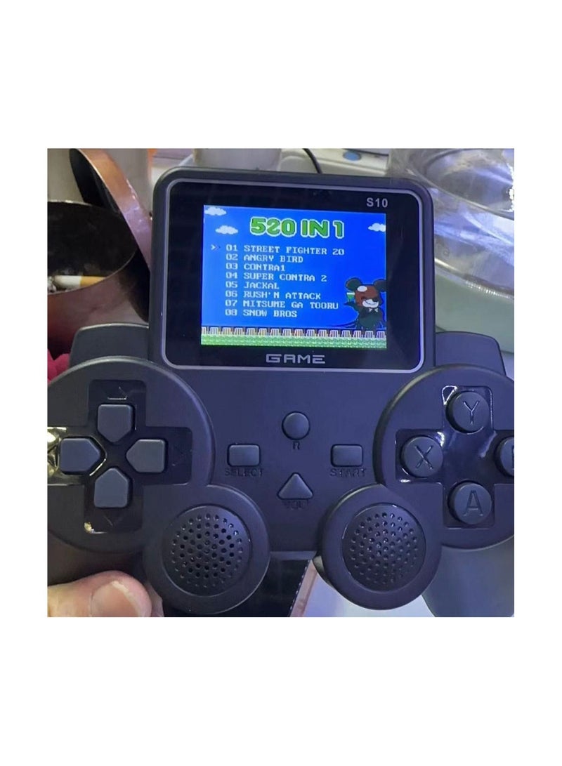 Controller Gamepad Digital Game Player 520 Classic Games Video Console Built-in Rechargeable Battery - Image 3