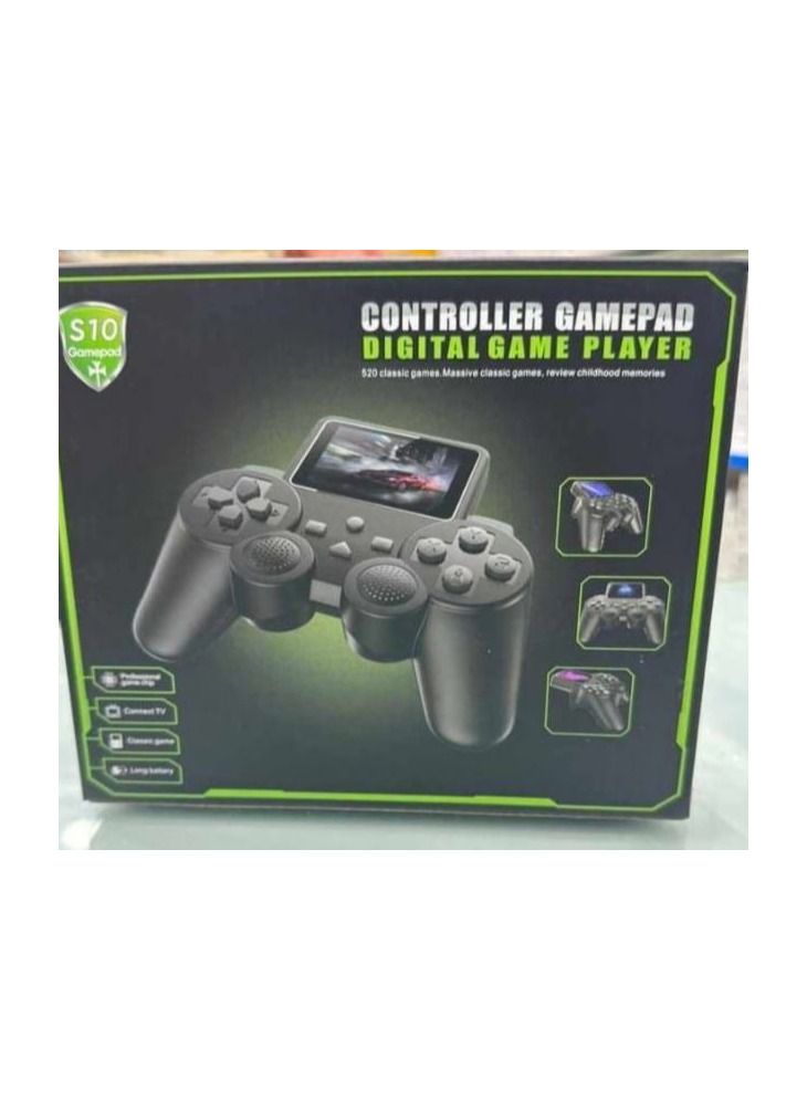 Controller Gamepad Digital Game Player 520 Classic Games Video Console Built-in Rechargeable Battery - Image 2