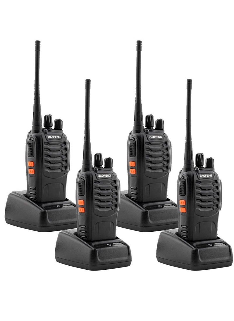 Baofeng Portable Two-Way Radio with Extended Range, Built-in LED Indicators, High-Gain Antenna, Rechargeable Li-Ion Battery & Charging Dock – Ideal for Outdoor Adventures, Desert Trips, Camping, Hiking, and Industrial Use.  - Image 3