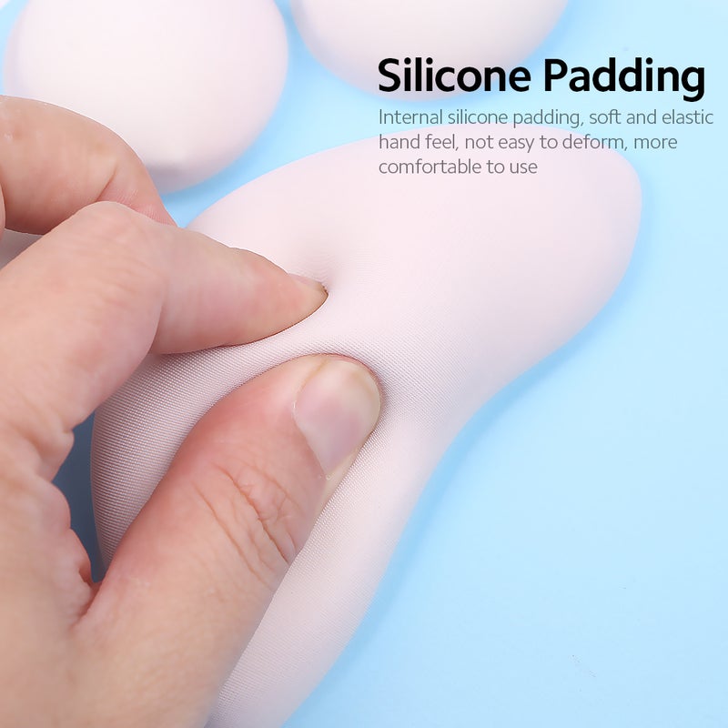 Silicone Wrist Pad Cute Cat Claw Silicone Pad Anti-slip Pad Smooth Movement Accurate Positioning Black - Image 4