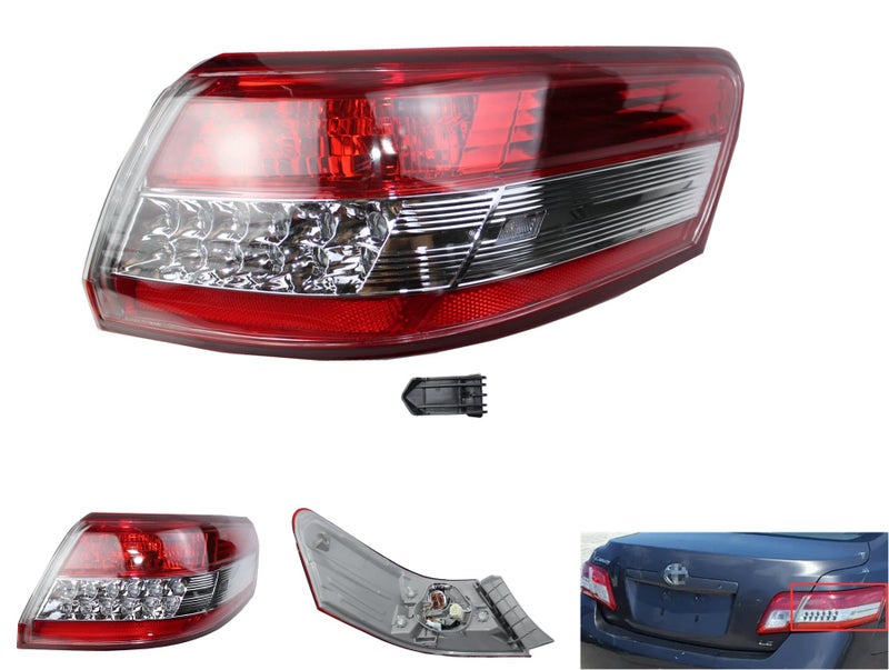 LEVANLIGHT Rear Outer Tail Brake Light Lamp Tail Light Compatible with 20102011 Toyota Camry XLE SE LE Include LED 8155006340TO2805106 Right Passenger Side