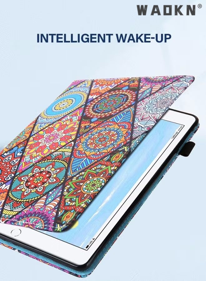 دبليو أيه أو كي أن iPad Air 4 / Air 5 / 10.9 بوصة 2020/2022 iPad Pro 11 بوصة ، حامل عرض متعدد الزوايا ، غطاء واقي PU iPad 5 Case Dteck PU جلد قابل للطي حامل فوليو غطاء واقي تلقائي للاستيقاظ / النوم الذكي - Image 3