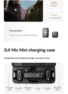 dji MIC Mini Wireless Microphone Kit - Pitch & Receiver (2TX+1RX)  - Image 5