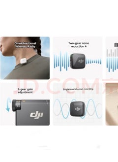dji MIC Mini Wireless Microphone Kit - Pitch & Receiver (2TX+1RX)  - Image 4