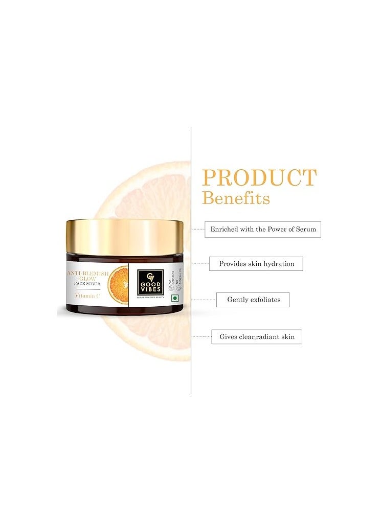 Good Vibes Good Vibes Vitamin C Anti Blemish Glow Face Scrub (50g)  - Image 3