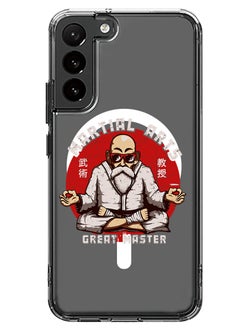 Magnetic Case for Samsung Galaxy S23 6.1-inch Compatible with MagSafe Wireless Charging, Shockproof Phone Bumper Cover Martial arts copy