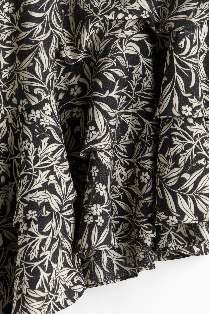 H&M Flounce-trimmed dress