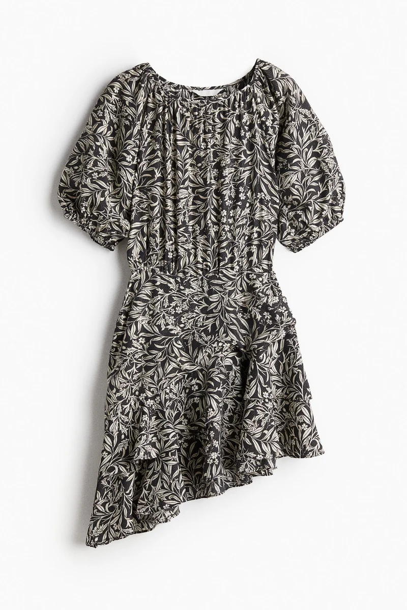H&M Flounce-trimmed dress