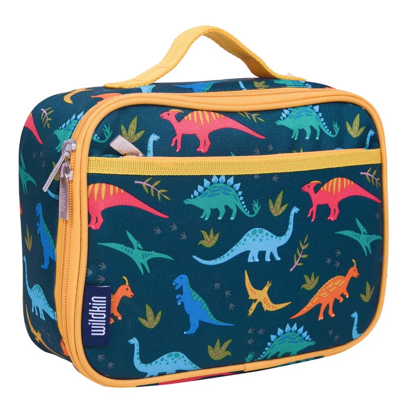 Wildkin Kids Insulated Lunch Box – Durable and Reusable for School & Travel - Jurassic Dinosaurs - Image 1