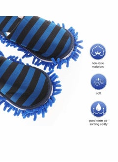 Y&D Floor Cleaning Shoes Mop Slippers Shoes, Multifunction Unisex Washable for Home Kitchen Bathroom Dust Tool Free Size  - Image 4