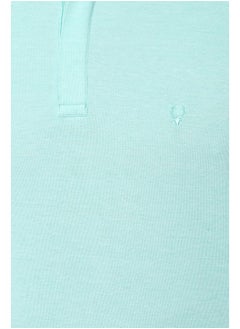 Allen Solly Allen Solly Men's Plain Regular Fit Polo (ASKPQRGFW44317_Light Green XL)  - Image 4